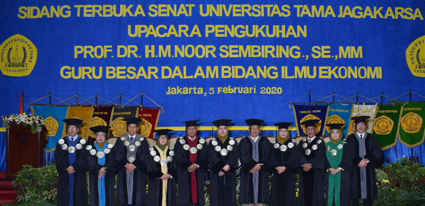 Pengukuhan Guru Besar Prof. DR. H.M. Noor Sembiring, SE.MM